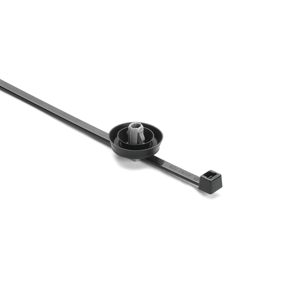 Push Mount Tie, 50 LBS, Black