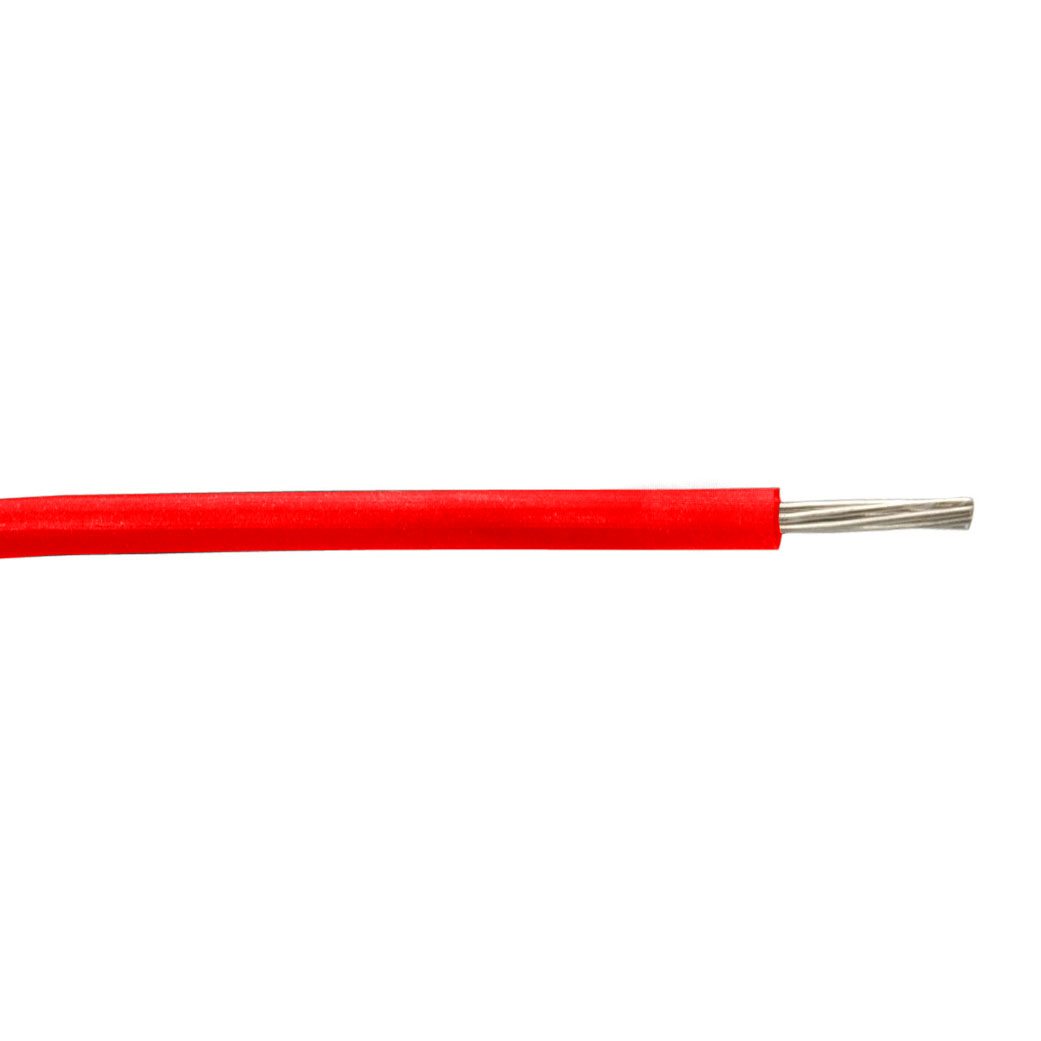 16 AWG, UL 1007 Lead Wire, 1 Strand, 105C, 300V, PVC, Red