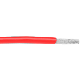 10 AWG, UL 1015 Lead Wire, 105 Strand, 105C, 600V, Tinned copper, PVC, Red