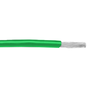 10 AWG, UL 1015 Lead Wire, 105 Strand, 105C, 600V, Tinned copper, PVC, Green