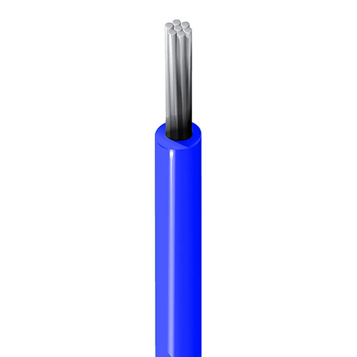 10 AWG, UL 1015 Lead Wire, 105 Strand, 105C, 600V, PVC, Dark blue, 8910
