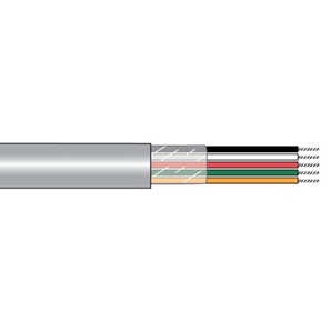 16 AWG, Multi-conductor Electronic Cable, 4 Conductor, Unshielded, Gray