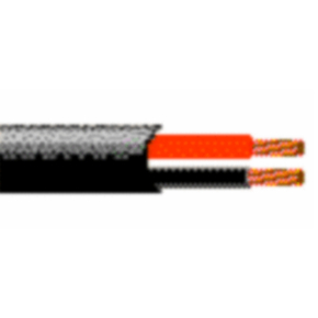 10 AWG Multi-Conductor Speaker Wire, 2 Conductor, Unshielded, Black, 1313A