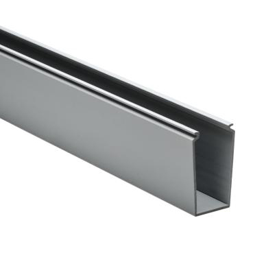 Duct, 0.75"x6'x1.25", Solid Wall, PVC, White