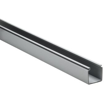 Duct, 1.57"x6'x1.50", Solid Wall, PVC, Gray