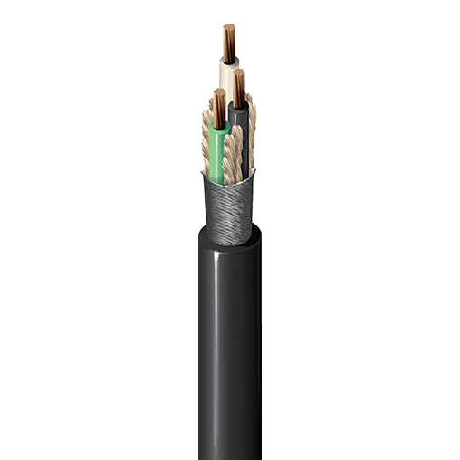 UL S Portable Cord, 14 AWG, 41 Strand, 3C, CPE, Black