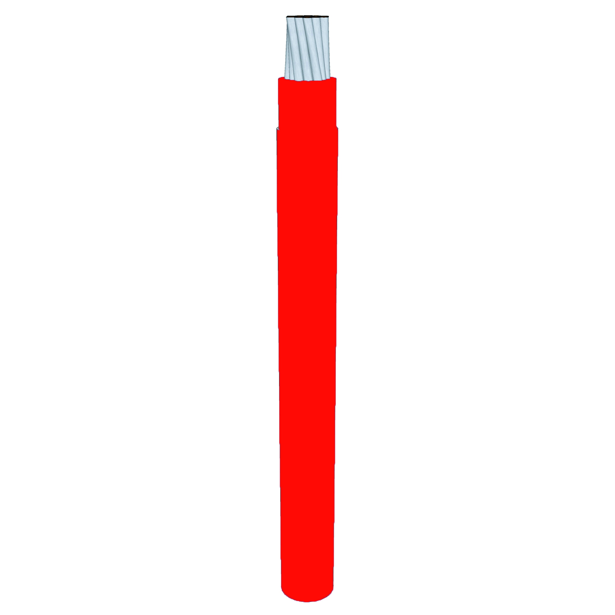 M16878/17 Lead Wire, 20 AWG, PVC Insulated, 600V, Red