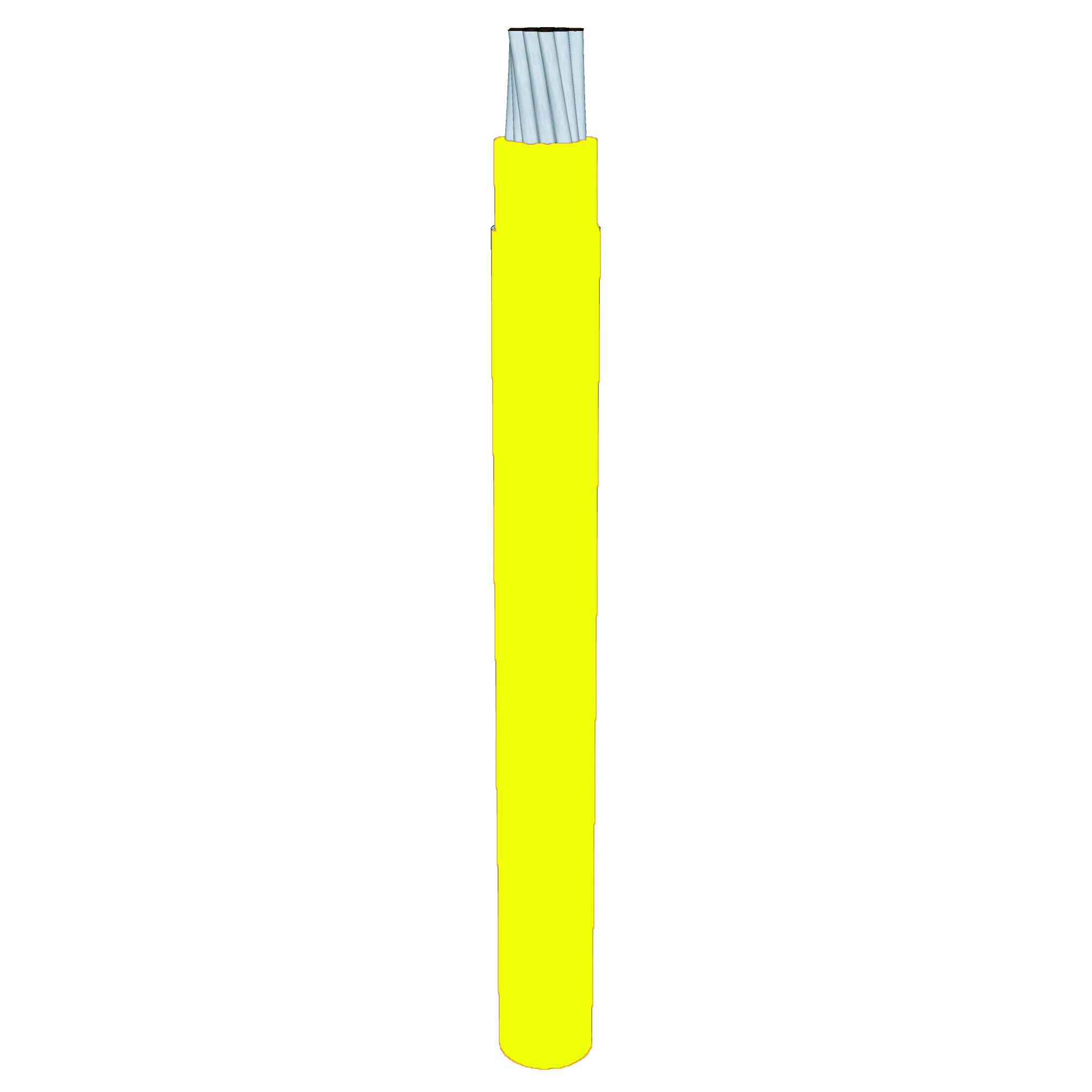 M16878/17 Lead Wire, 20 AWG, PVC Insulated, 600V, Yellow