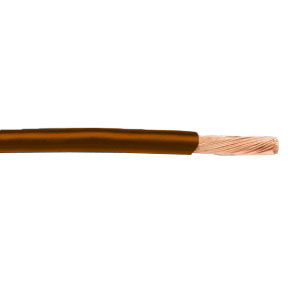 16 AWG, UL 1015 Lead Wire, 26 Strand, 105C, 600V, PVC, Brown