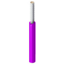 16 AWG, UL 1180 Lead Wire, 19 Strand, 200C, 300V, PTFE, Purple, 83030