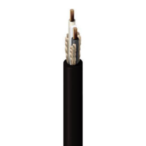 UL SV Portable Cord, 18 AWG, 42 Strand, 2C, CPE, Black