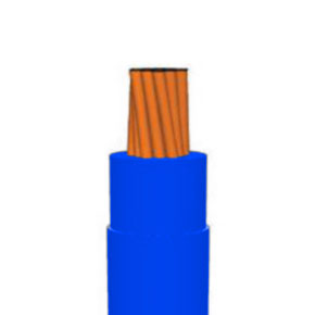 10 AWG UL THHN Building Wire, Bare copper, PVC, 600V, Blue