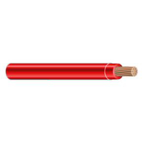 1 AWG UL XHHW-2 Building Wire, Bare copper, 19 Strand, XLPE, 600V, Red