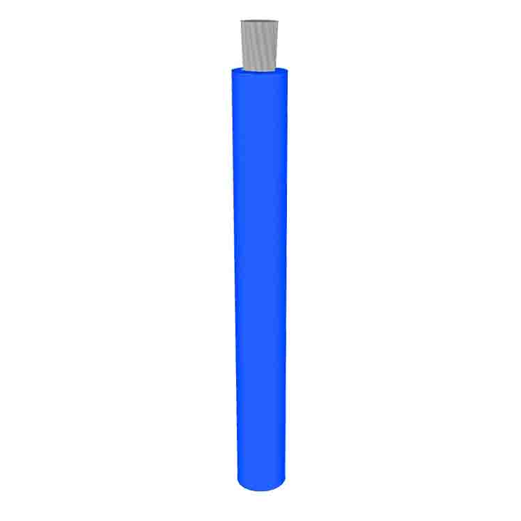 14 AWG, SIS Lead Wire, 41 Strand, 90C, 600V, Tinned copper, XLPE, Blue