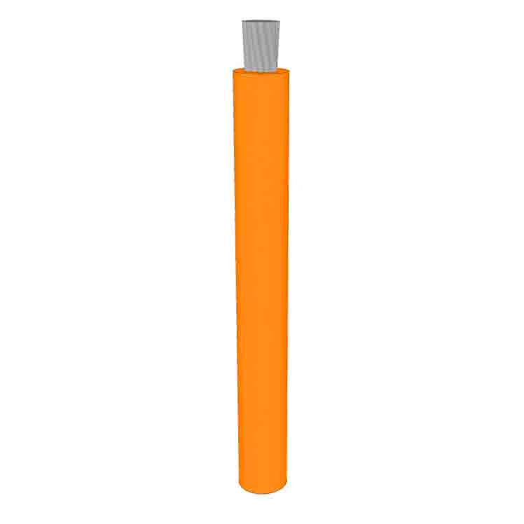 14 AWG, SIS Lead Wire, 41 Strand, 90C, 600V, Tinned copper, XLPE, Orange