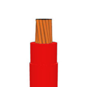 10 AWG UL THHN Building Wire, Bare copper, 19 Strand, PVC, 600V, Red