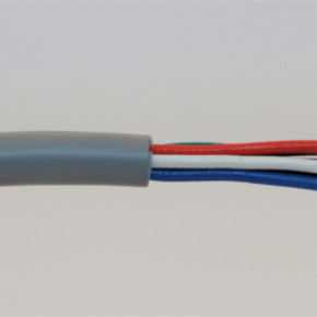 UL 2464 AWM, 22 AWG, Multi-conductor Electronic Cable, 6 Conductors, Unshielded, Gray