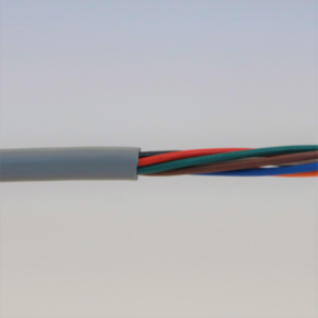 UL 2464 AWM, 22 AWG, Multi-conductor Electronic Cable, 7 Conductors, Unshielded, Gray
