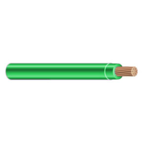 12 AWG UL THHN Building Wire, Bare copper, 19 Strand, PVC, 600V, Green