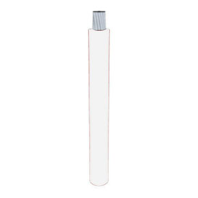 10 AWG, UL 3271 Lead Wire, 105 Strand, 125C, 600V, Tinned copper, XLPE, White