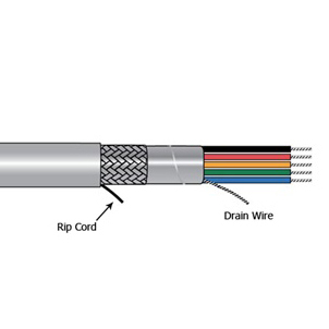 14 AWG, Multi-conductor Electronic Cable, 3 Conductor, Gray