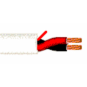 16 AWG Multi-Conductor Speaker Wire, 2 Conductor, Unshielded, Black, 6200UE
