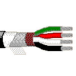 16 AWG, Multi-conductor Electronic Cable, 4 Conductor, Unshielded, Black