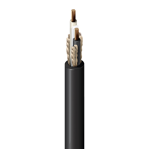 UL SVT Portable Cord, 18 AWG, 42 Strand, 2C, PVC, Black