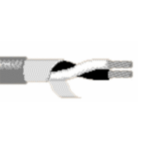 16 AWG Multi-Conductor Audio Cable, 2 Conductor, Shielded, Gray, 8780