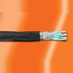 18 AWG Multi-Conductor Electronic Cable, 4 Conductor, Shielded, Gray