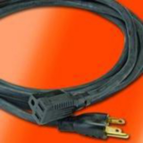UL SJT Portable Cord, 18 AWG, 41 Strand, 3C, PVC, Black