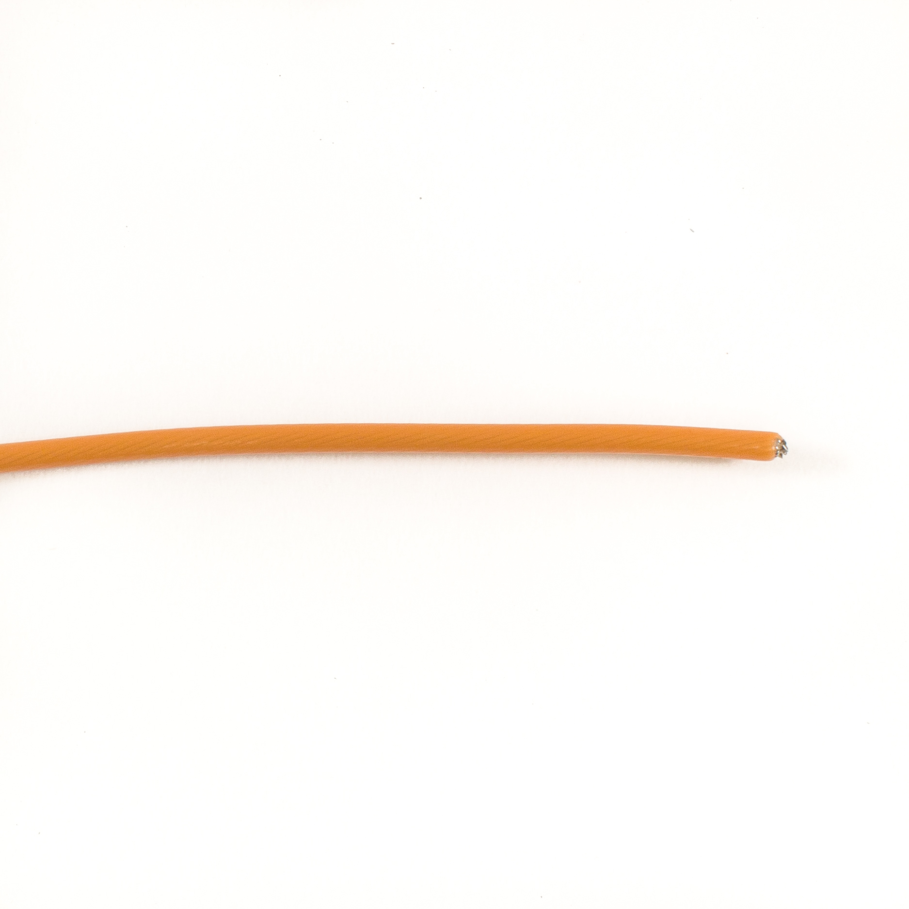 16 AWG, UL 11540 Lead Wire, 19 Strand, 300C, 600V, ECA FLUOROPOLYMER, Orange