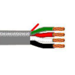 12 AWG, Multi-conductor Electronic Cable, 4 Conductor, Unshielded, Gray5002UP