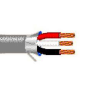 16 AWG, Multi-conductor Electronic Cable, 3 Conductor, Unshielded, Gray5201FE