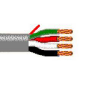 16 AWG, Multi-conductor Electronic Cable, 4 Conductor, Unshielded, Gray6202UE