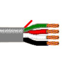 16 AWG, Multi-conductor Electronic Cable, 4 Conductor, Unshielded, Gray6202UE