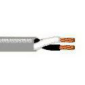 10 AWG, Multi-conductor Electronic Cable, 2 Conductor, Unshielded, Gray5T00UP