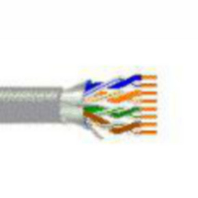 Cat 5 Ethernet Cable, 24 AWG, 4-Pair, ALUMINUM FOIL/POLYESTER TAPE, Gray, 1000'
