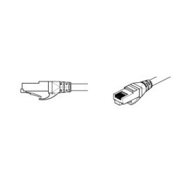 15' Network/LAN Patch Cord, Cat 6a, M - F, RJ45/RJ45, Black