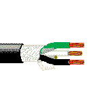 UL SOOW Portable Cord, 16 AWG, 26 Strand, 3C, CPE, Black