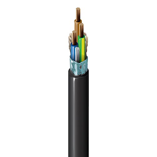 UL SVT Portable Cord, 18 AWG, 41 Strand, 4C, CPE, Black