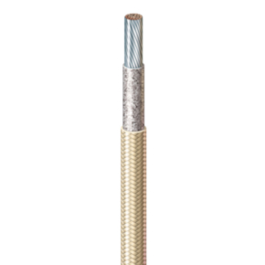 16 AWG, UL 5335 Lead Wire, 26 Strand, 450C, 600V, Nickel clad copper, MICA TAPE, Natural