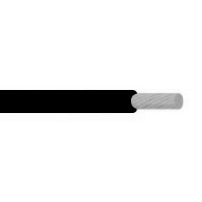 Electric & Hybrid Vehicle Battery Cable, 10 AWG, 1C, Unshielded, 600V, EXRAD FX Insulated, SAE J-1127, Black