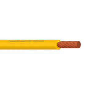 Electric & Hybrid Vehicle Battery Cable, 10 AWG, 1C, Unshielded, 600V, EXRAD FX Insulated, SAE J-1127, Yellow