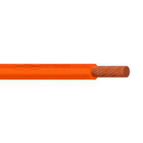 Electric & Hybrid Vehicle Battery Cable, 10 AWG, 1C, Unshielded, 1kV, EXRAD FX Insulated, SAE J-1127, Orange