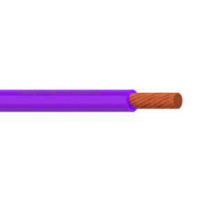 Electric & Hybrid Vehicle Battery Cable, 10 AWG, 1C, Unshielded, 600V, EXRAD FX Insulated, SAE J-1127, Violet