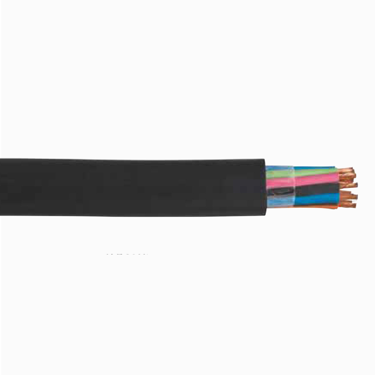 UL SOOW Portable Cord, 16 AWG, 26 Strand, 16C, CPE, Black