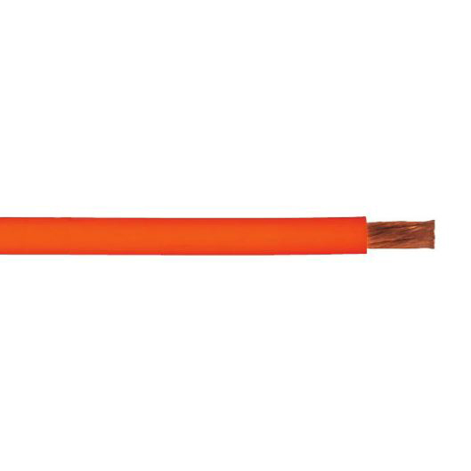 Class M Welding Cable, 4 AWG, 1045 Strand, Orange