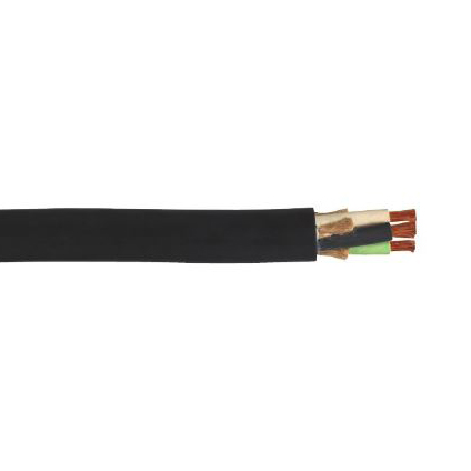 UL SOOW Portable Cord, 2 AWG, 133 Strand, 4C, CPE, Black