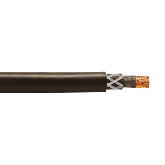 Type W Mining Cable, 3/0 AWG, 1 Conductor, 259 Strand, 2kV, Black